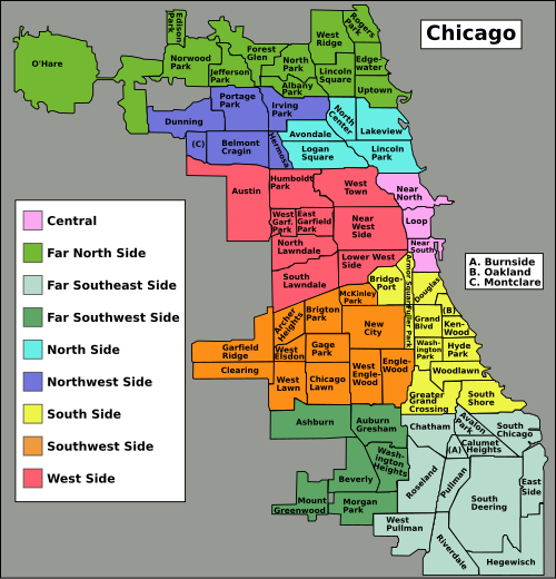 Community areas of Chicago